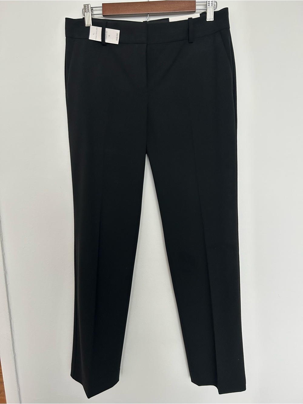 Ann Taylor The Straight Women’s Slacks Dress Pants Mid Rise Full length Sz 6 Blk